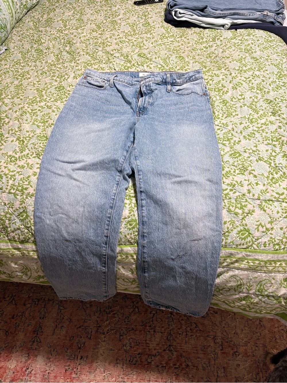 Madewell Longline Straight Jeans
